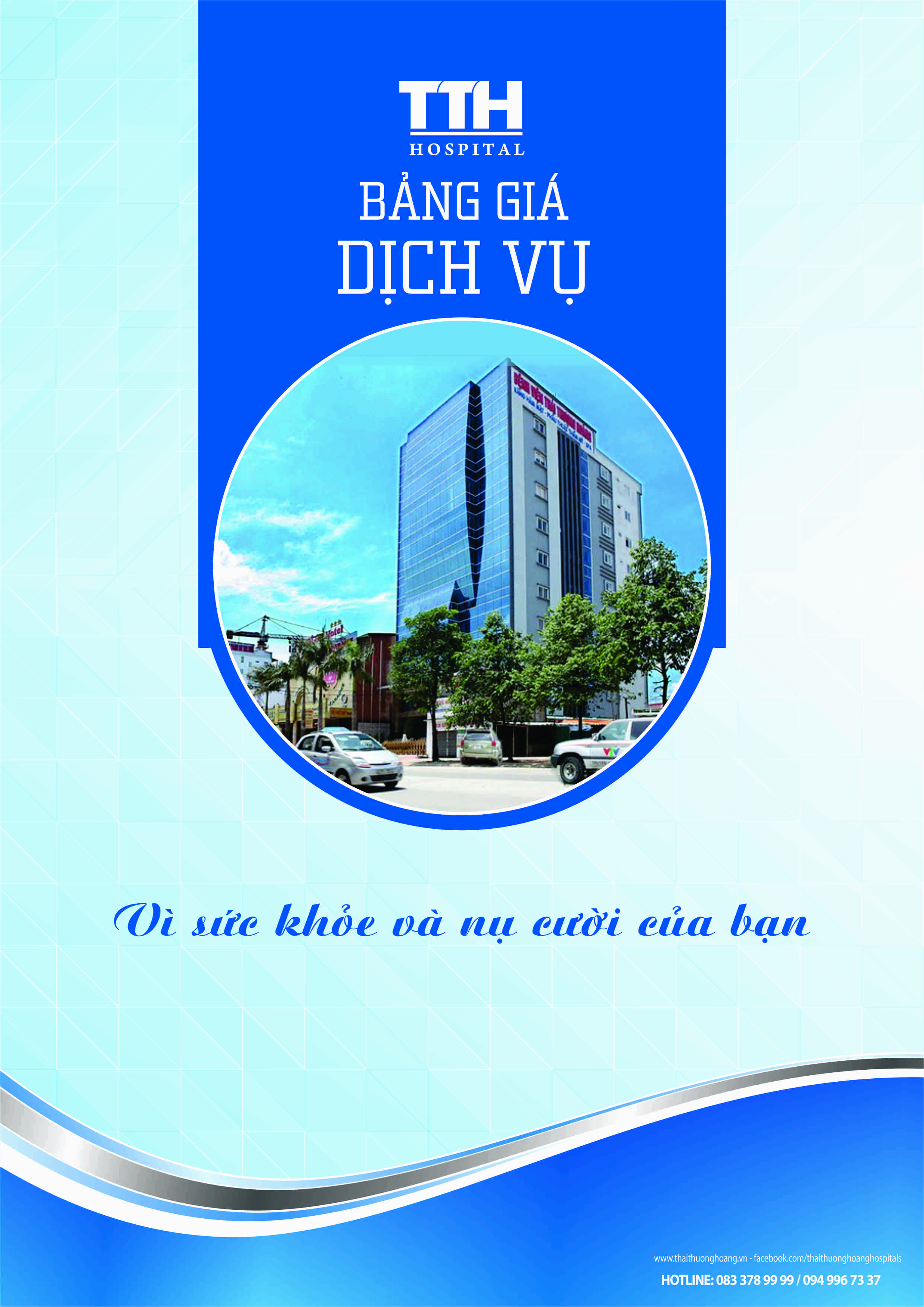 Bảng giá niêm yết Dịch vụ Răng hàm mặt Bệnh viện Thái Thượng Hoàng