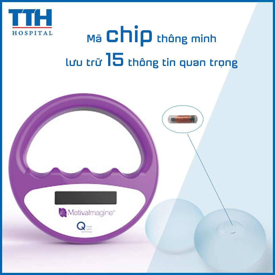 Trên mỗi túi ngực Motiva sẽ có một mã chip riêng lưu trữ 15 thông tin quan trọng của sản phẩm  Bảo hành trọn đời