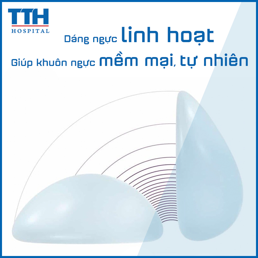 Dáng ngực thay đổi linh hoạt theo tư thế