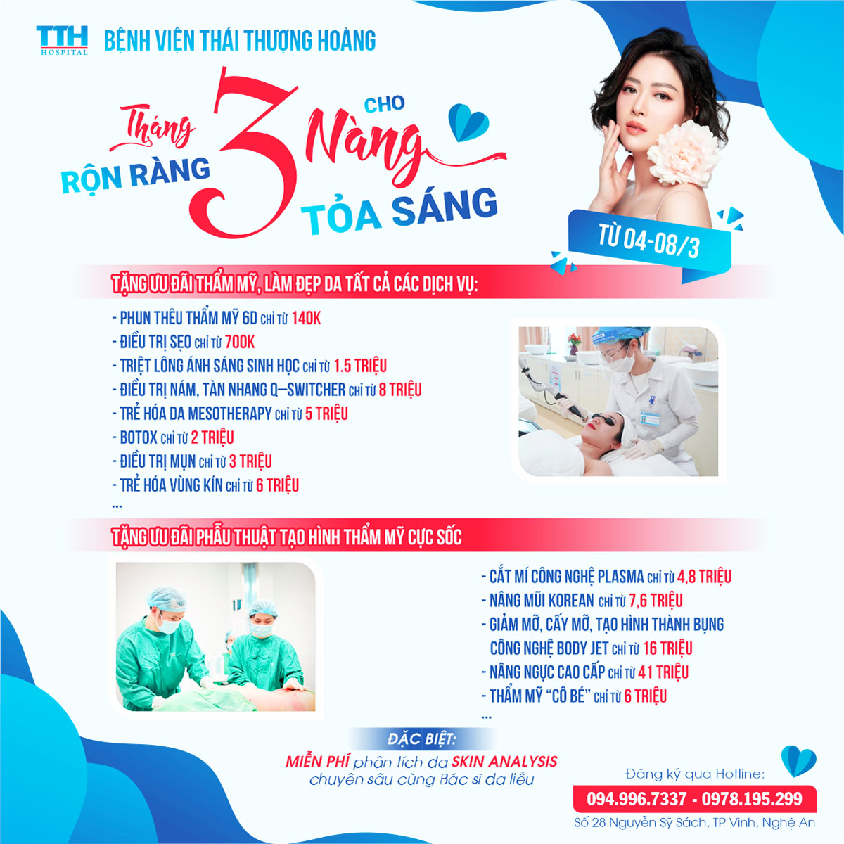 Nhiều ưu đãi khủng tri ân chị em ngày 08/03