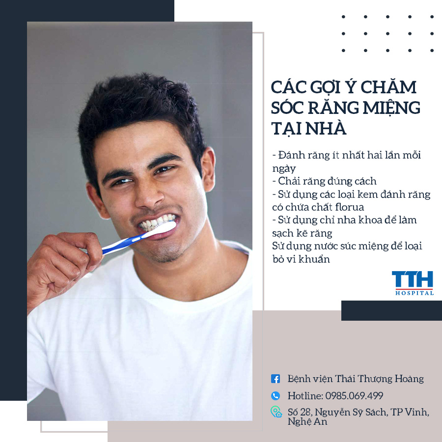 Chăm sóc răng miệng đúng cách tại nhà sẽ giúp hạn chế các bệnh lý về răng, nướu
