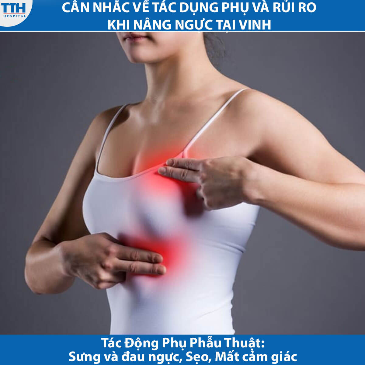 Cân Nhắc Về Tác Dụng Phụ và Rủi Ro khi nâng ngực tại Vinh