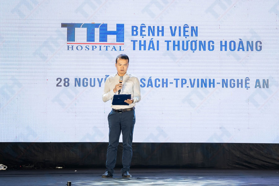 Phát biểu tại chương trình, Ông Nguyễn Đình Đông - Đại diện BV Thái Thượng Hoàng