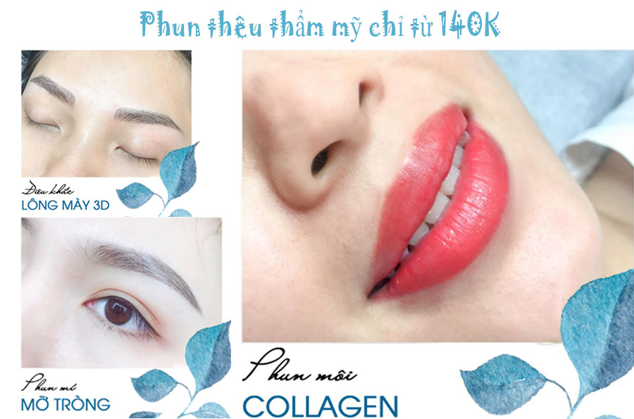 Phun thêu thẩm mỹ chỉ từ 140K