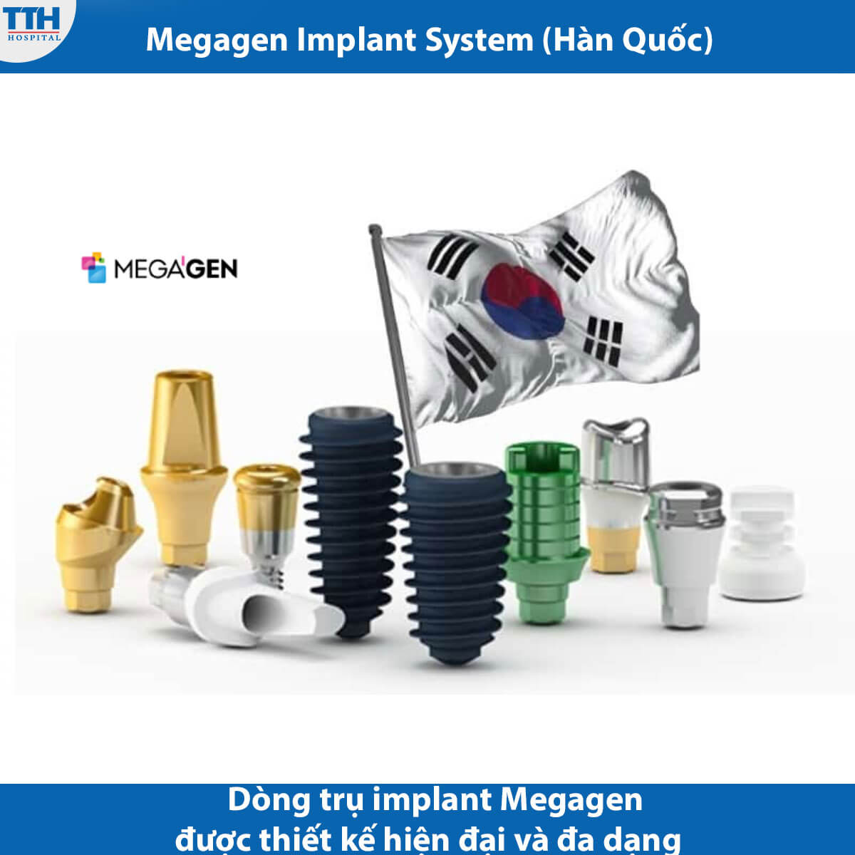 Trụ implant Megagen