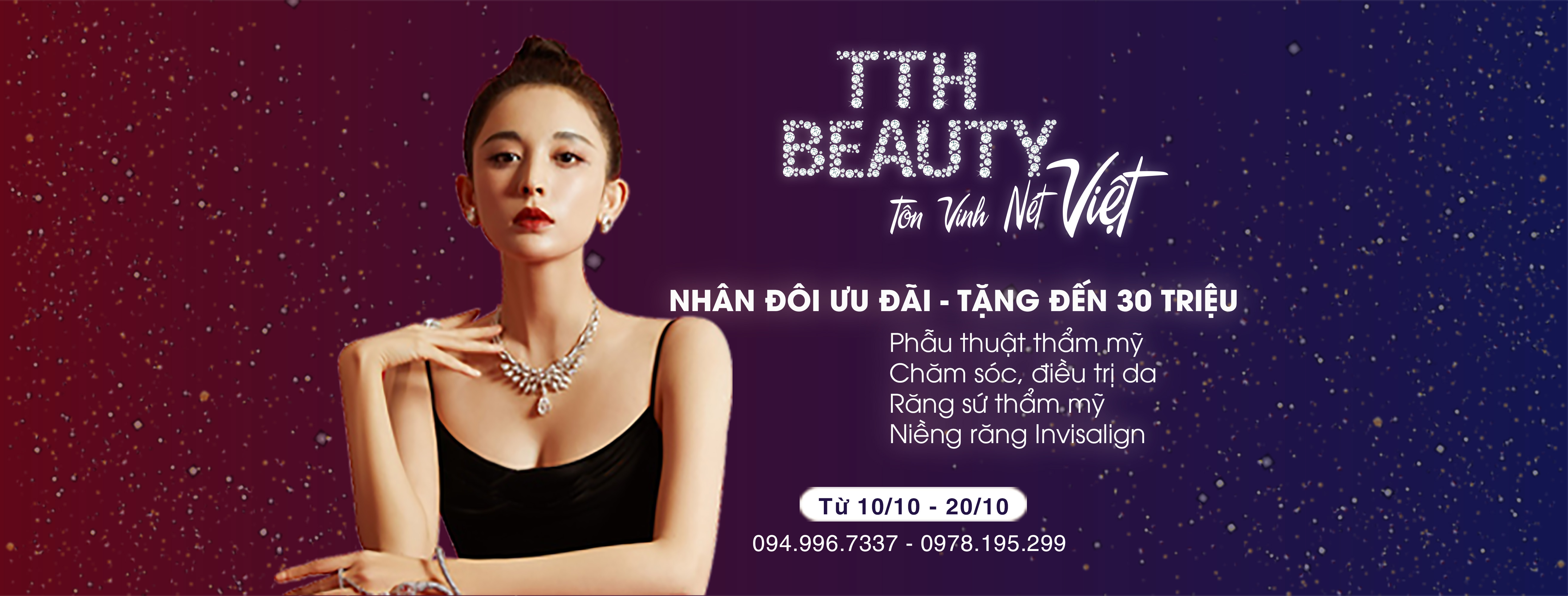 Tháng 10 yêu thương - Bùng nổ ưu đãi TTH Beauty