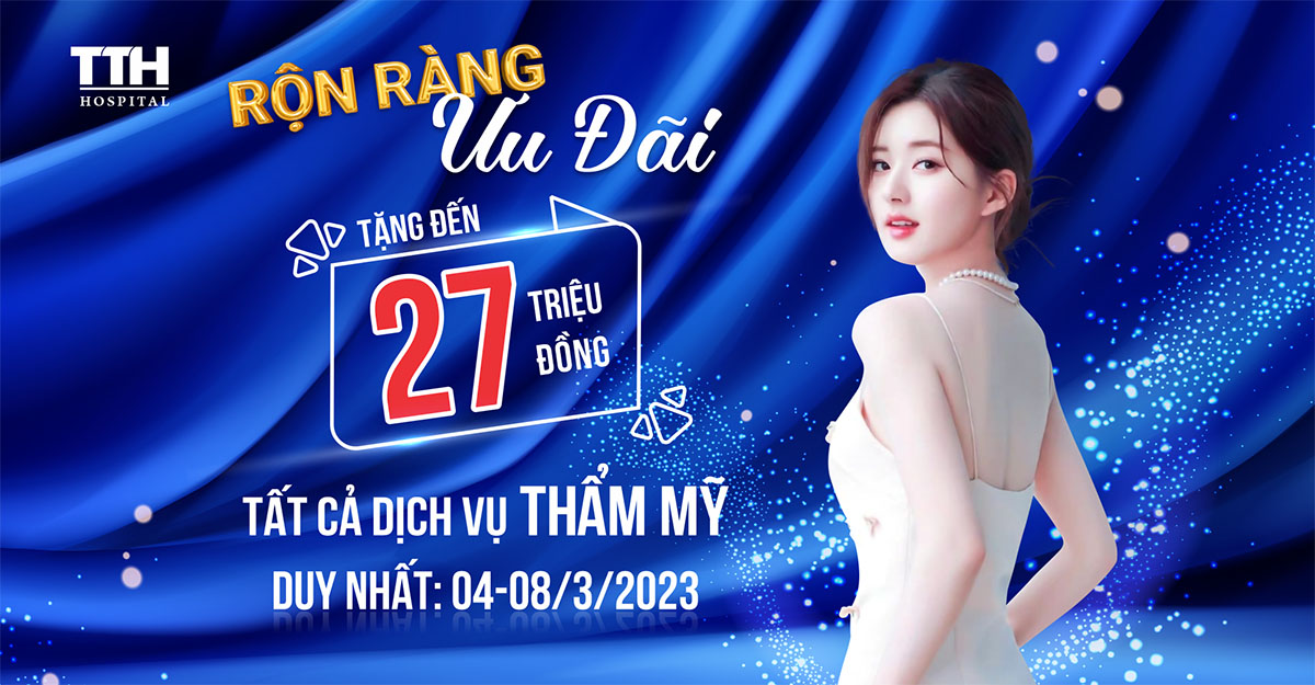 Chương trình ưu đãi 08/03 “THÁNG 3 RỘN RÀNG - CHO NÀNG TỎA SÁNG”