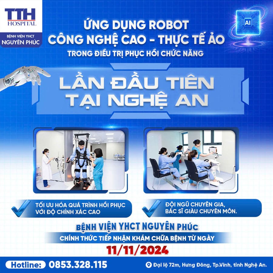BỆNH VIỆN YHCT NGUYÊN PHÚC - Tinh hoa cổ phương kết hợp trí tuệ nhân tạo