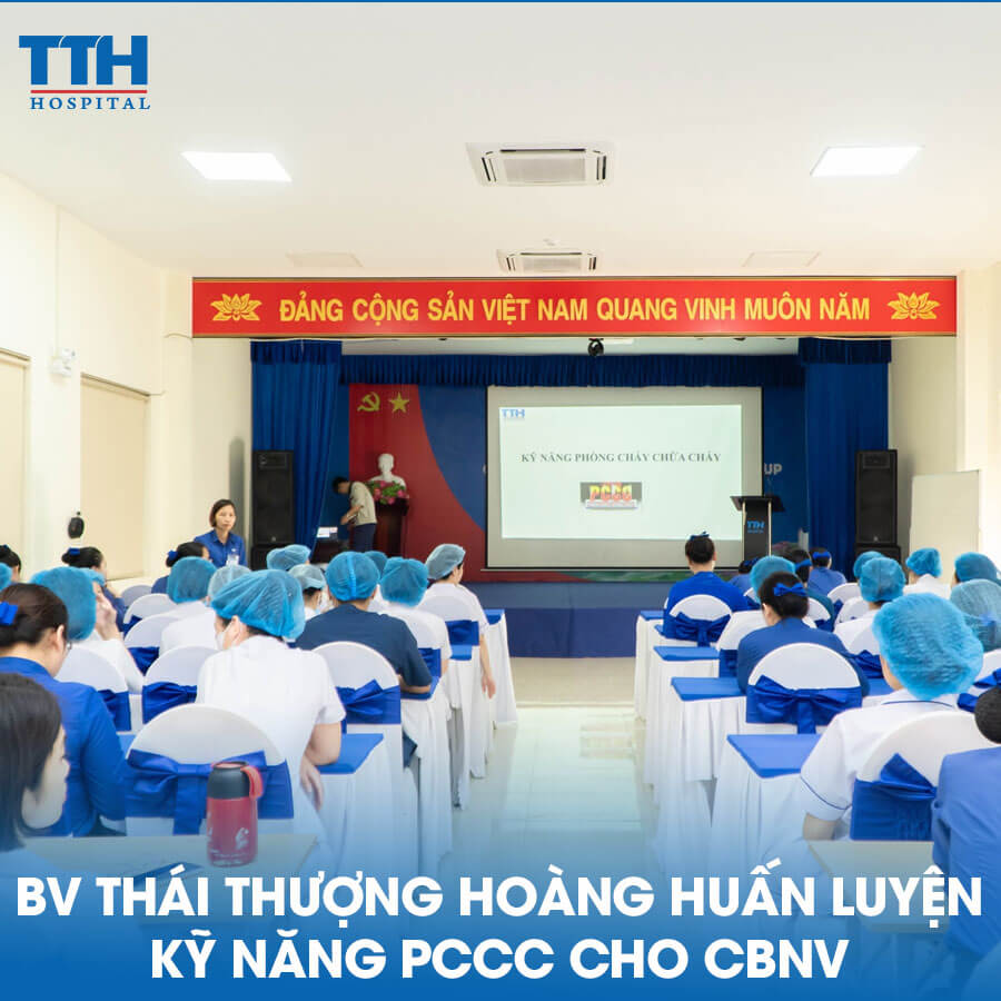 BV Thái Thượng Hoàng Huấn Luyện Kỹ Năng Phòng Cháy Chữa Cháy Cho CBNV