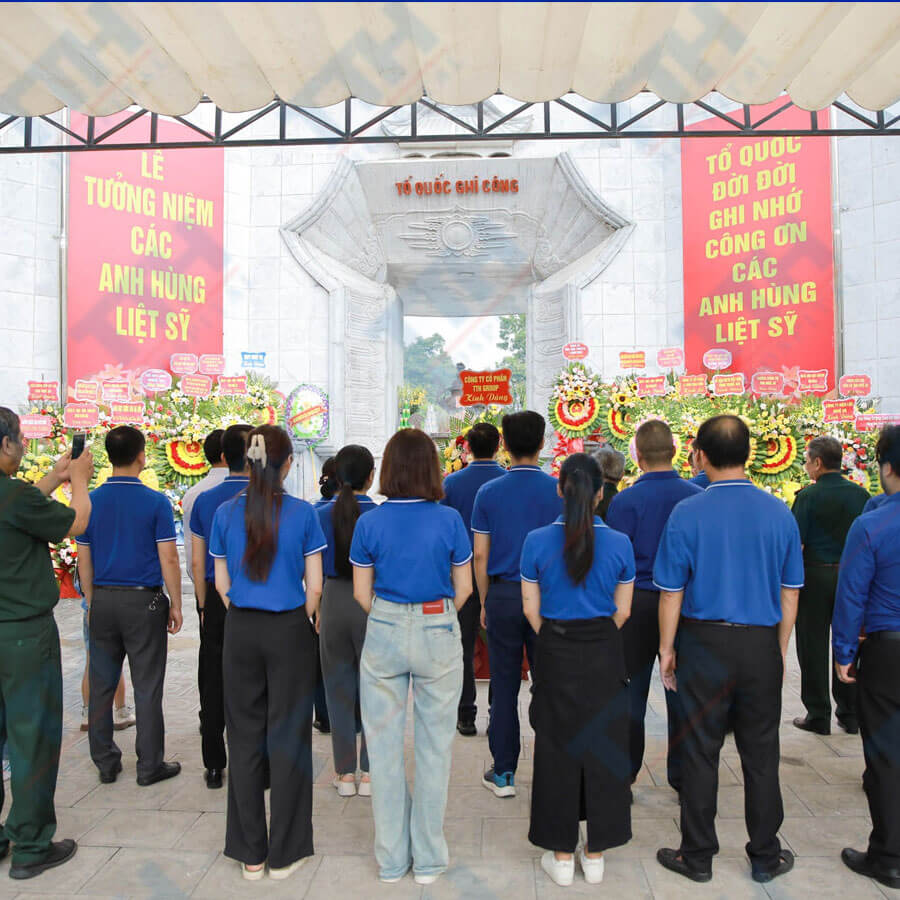 BV THÁI THƯỢNG HOÀNG TỔ CHỨC DÂNG HƯƠNG TRI ÂN NHÂN DỊP KỈ NIỆM 77 NĂM NGÀY THƯƠNG BINH LIỆT SĨ