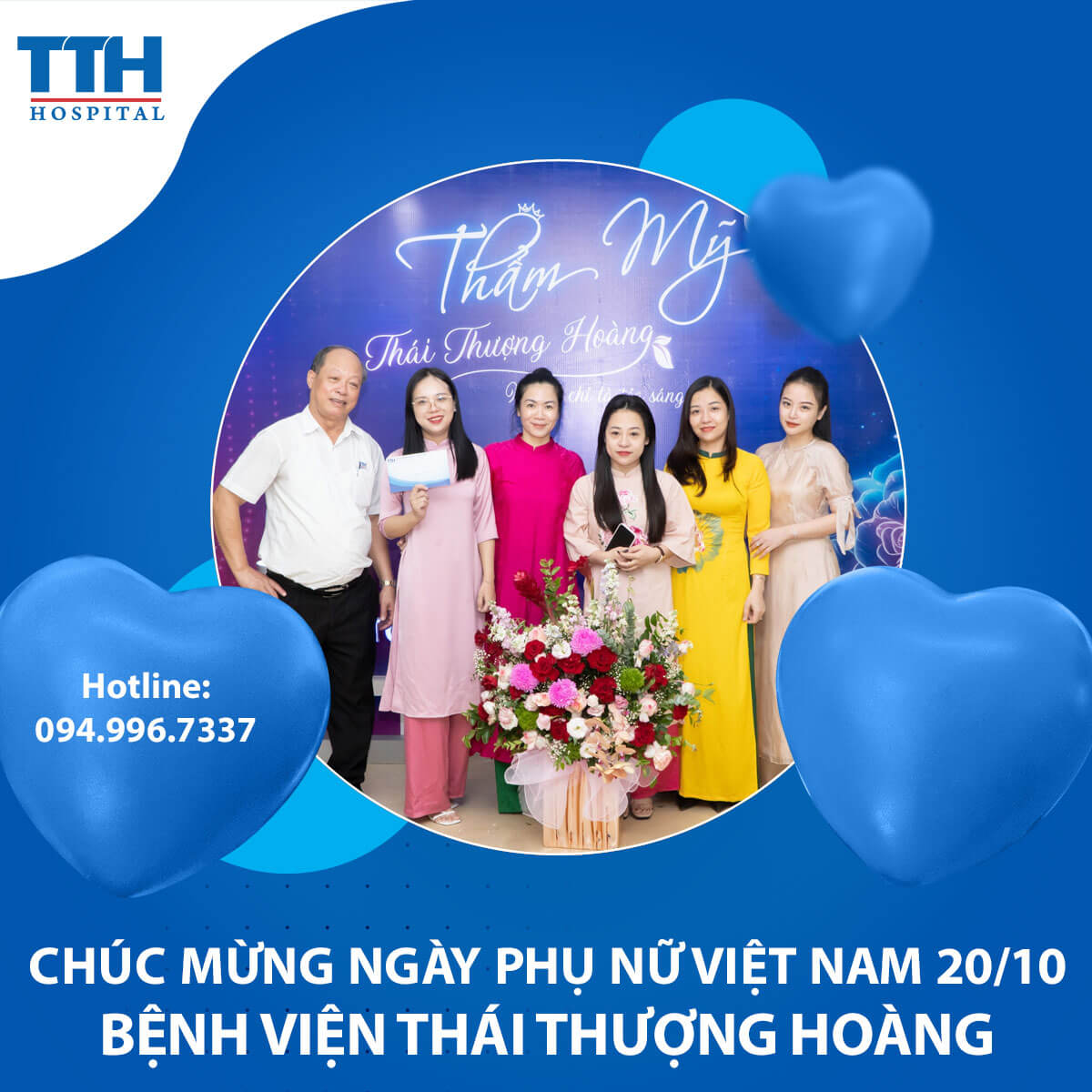 Chúc Mừng Ngày Phụ Nữ Việt Nam 20/10 tại Bệnh viện Thái Thượng Hoàng
