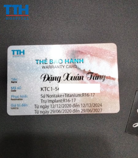 Quy định bảo hành răng sứ tại Bệnh Viện Thái Thượng Hoàng