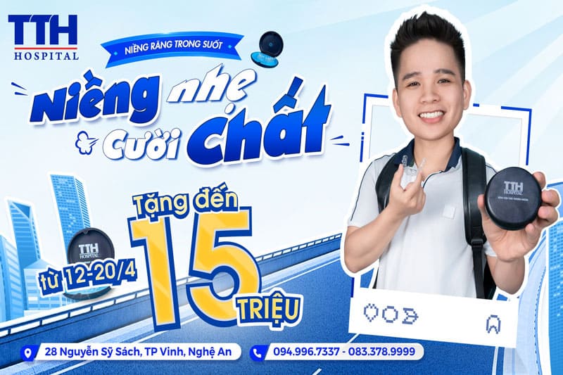 Tuần Vàng Niềng Răng Trong Suốt - Niềng Nhẹ Cười Chất, Tặng Đến 15 Triệu